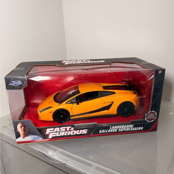 Jada Other - Jada Fast & Furious Lamborghini Gallardo Superleggera Toy Car - Vibrant Yellow